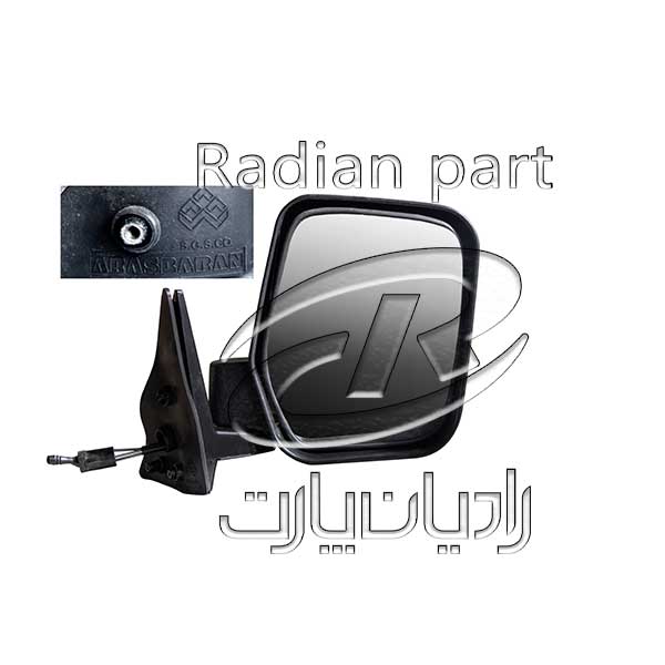 آينه بغل چپ پايه فلزي فابريک مناسب نیسان سایپا ارس باران