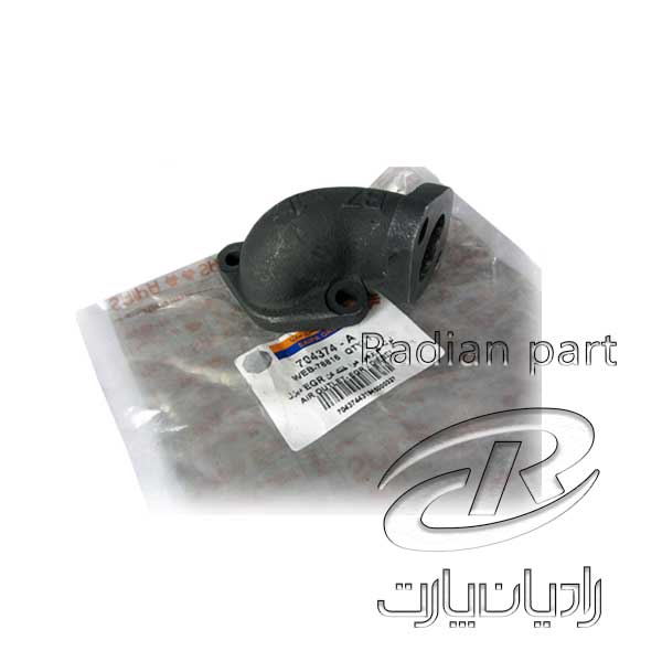 D لوله خروجي هوا خنک کن (کوتاه) مناسب نیسان سایپاشرکتي