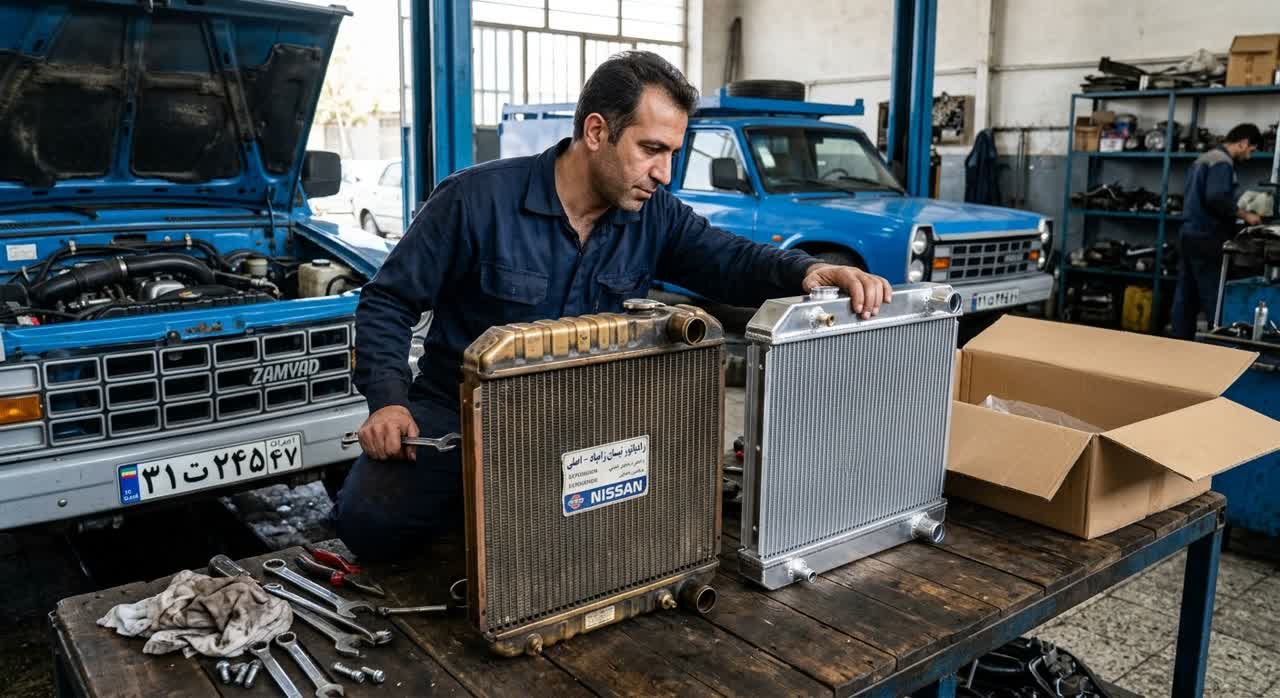 بهترین رادیاتور نیسان وانت (اصلی یا فلزی؟) 1 photo28178989592