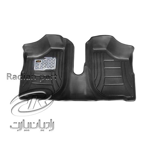 فرش کف پا سه بعدي دور دوخت پلي اتيلن مناسب نیسان سایپا
