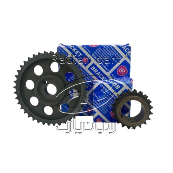دنده میل لنگ و میل سوپاپ دوبل مناسب نیسان سایپا طرح TZK