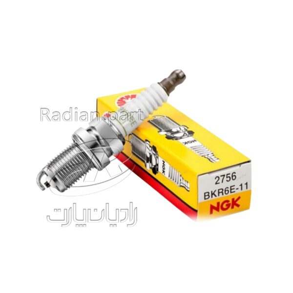 شمع انژکتور تک پلاتين مناسب نیسان سایپا NGK زرد با ليبل عظام