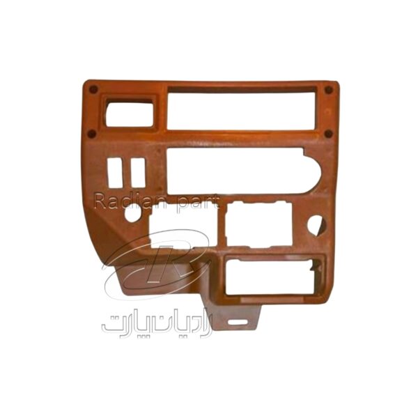 پنل وسط قهوه اي دوگانه يورو 4 دو سوراخ چهارگوش مناسب نیسان سایپاراديان پارت