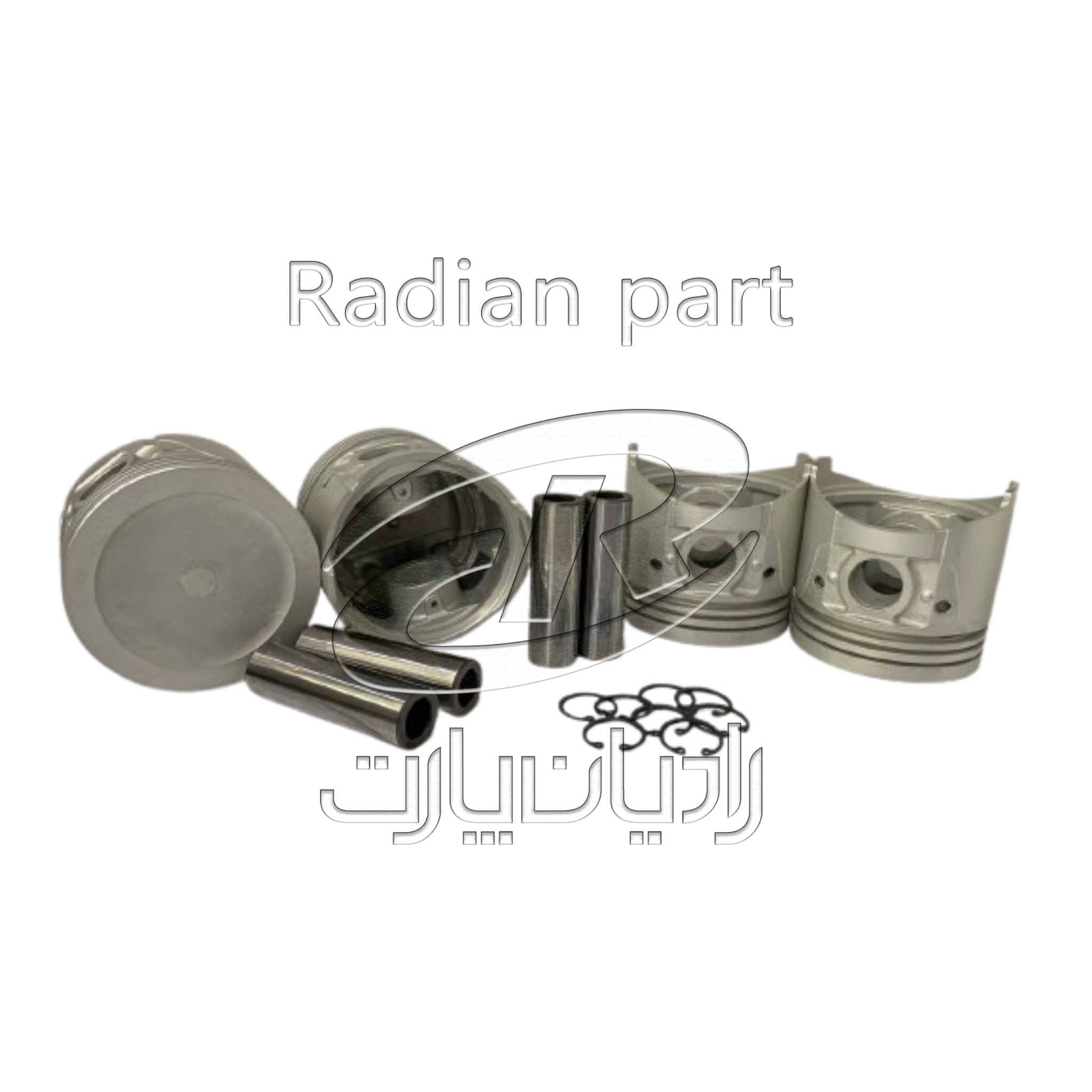 پیستون سایز 100 نیسان سایپا ART جعبه سفيد